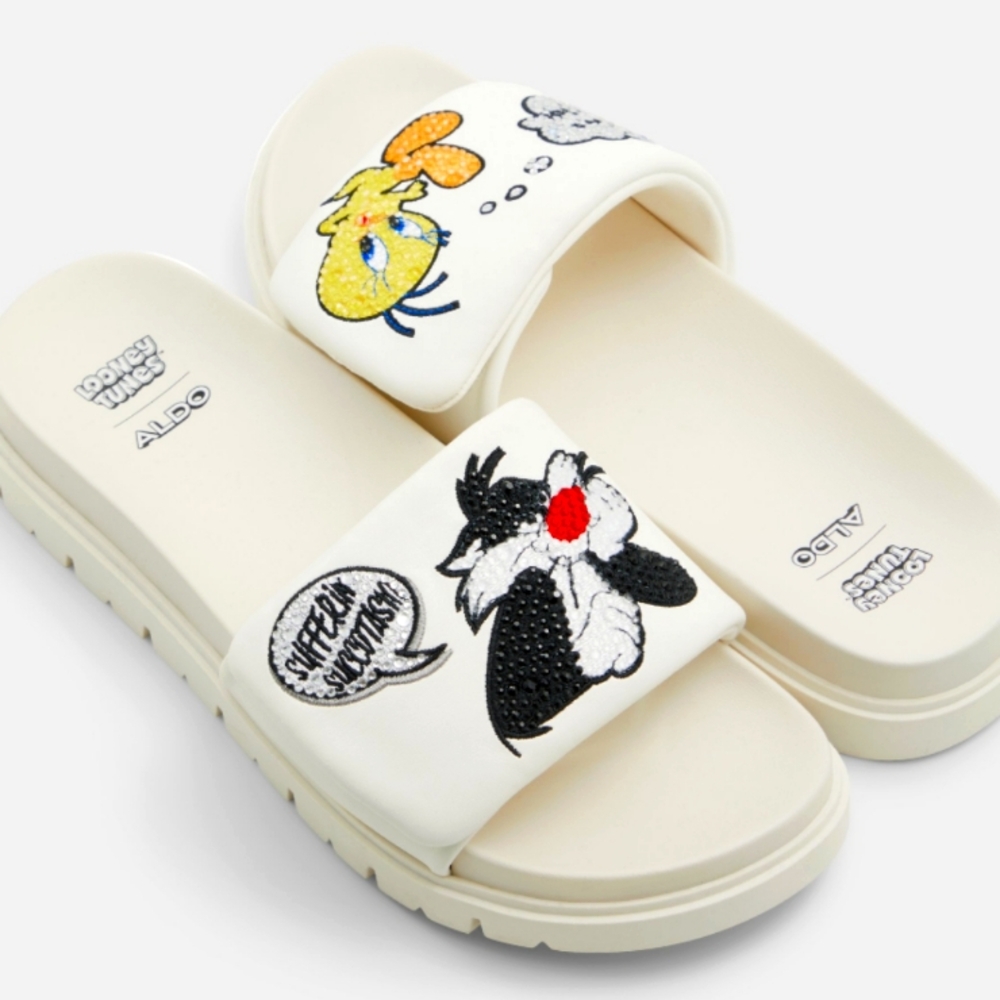 Aldo's Adorable Sylvester & Tweety Bird Slides